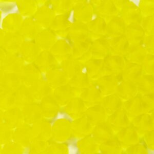 Kristallperlen Bicone PRECIOSA citrine matt 6 mm