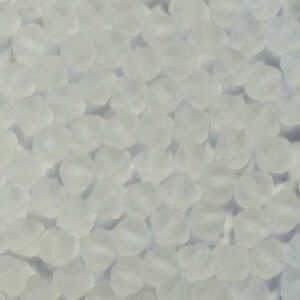 Perles de cristal Bicône PRECIOSA cristal mat 6 mm