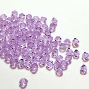 Kristallperlen Bicone PRECIOSA violet 3 – 8 mm