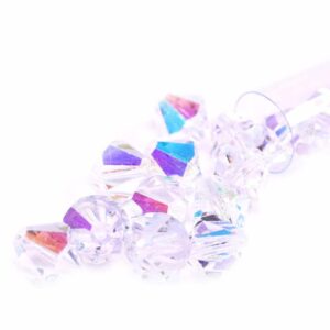Crystal beads Bicone PRECIOSA crystal AB 3 – 10 mm