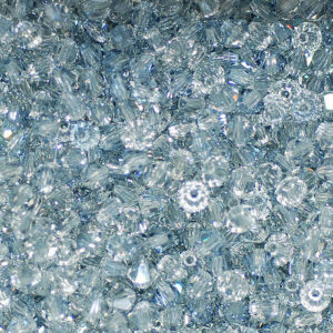 Perles de cristal Bicone PRECIOSA crystal lagoon 4 mm