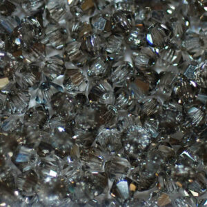 Perles de cristal Bicone PRECIOSA cristal velours 3 & 4 mm