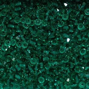 Perles de cristal Bicone PRECIOSA émeraude 3-6 mm