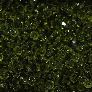Perles de cristal Bicone PRECIOSA olivine 3-6 mm