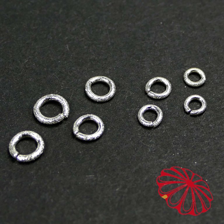 My-Bead 5 pezzi chiusura moschettone 9mm argento 925 con anelli di salto 2mm 
