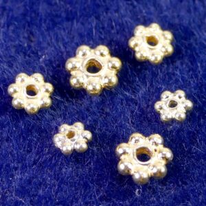Daisy Spacer 925 silver * gold-plated * Ø 3-5 mm