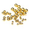 Plain rounds stainless steel *gold* 4-8 mm 10 pieces - 4mm