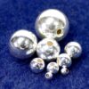Sphères creuses 925 argent petit trou Ø 2,5 - 12 mm - 3mm