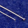 Headpins with pad 925 silver * gold-plated * Ø 50 - 80 mm - 50mm