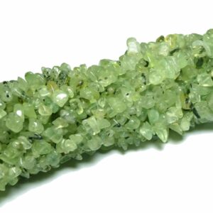 Prehnite splitter green 5 x 8 mm, 1 strand