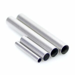 Tubes smooth stainless steel size selection, 10 pieces