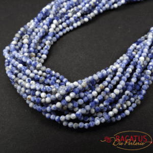 Sodalite faceted round 2 – 3 mm, 1 strand