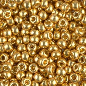 Miyuki Rocailles 6-4202 duracoat galvanized gold 9,9g