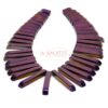 Hematite-rod-necklace-purple