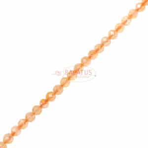 Citrine faceted round 2 and 3 mm, 1 strand