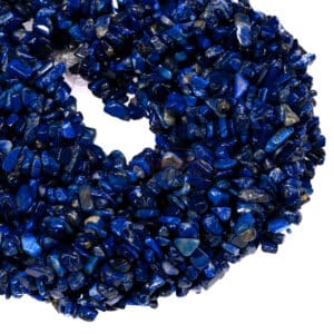 Lapis lazuli splinters 5 x 8 mm, 1 strand