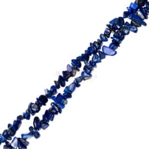 Lapis lazuli splinters 5 x 8 mm, 1 strand