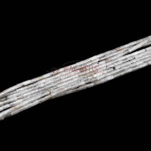 Labradorite tubes 2 x 4 mm, 1 strand