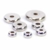 Spacer bead stainless steel 4-10 mm 10 pieces - 10x2 mm