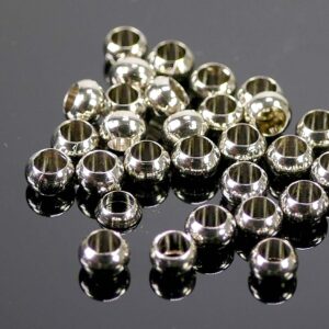 Laminating beads large hole metal 3×2 mm 50 pieces