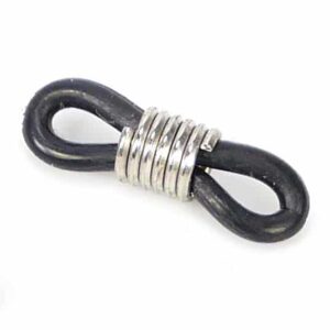 Rubber connector chain holder for glasses chains 18mm 10 pieces