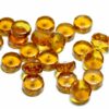 Perles de verre de Bohême facettées rondelle 8-14 mm choix de couleurs, 10 pièces - 12mm, marron