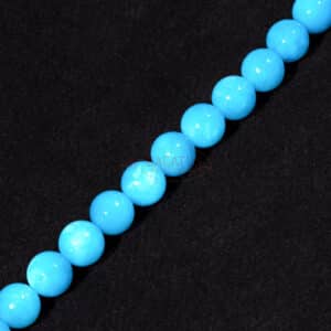 Mashan jade ball blue 4 – 10 mm, 1 strand