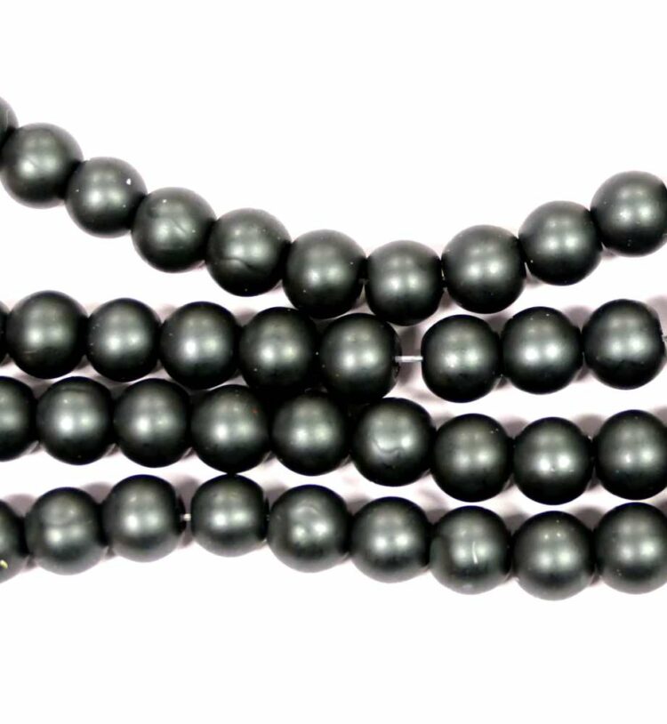 Glass beads-matt-gra