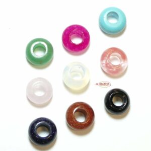 Large hole bead Module bead Selection of gemstones 12 mm, 1 piece
