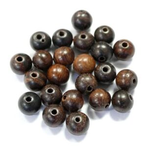 Rosewood bead Mala 6 – 10 mm, 10 pieces