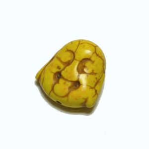 Stone bead Buddha head (midi) 20×19 mm color selection