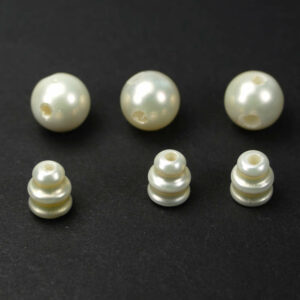 Perles d’eau douce Guru pearl 10 mm, en 2 parties. ensemble