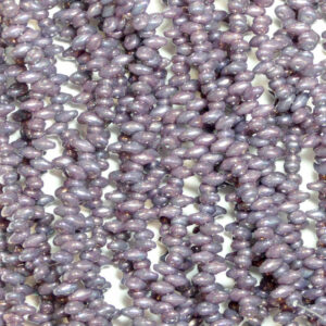 SuperDuo Beads Twin 2.5 × 5 mm Opaque Violet Nebula (34), 1 fil