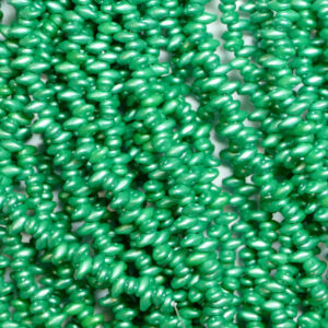 SuperDuo Beads Twin 2.5×5 mm Pearl Shine Light Green (89), 1 strand