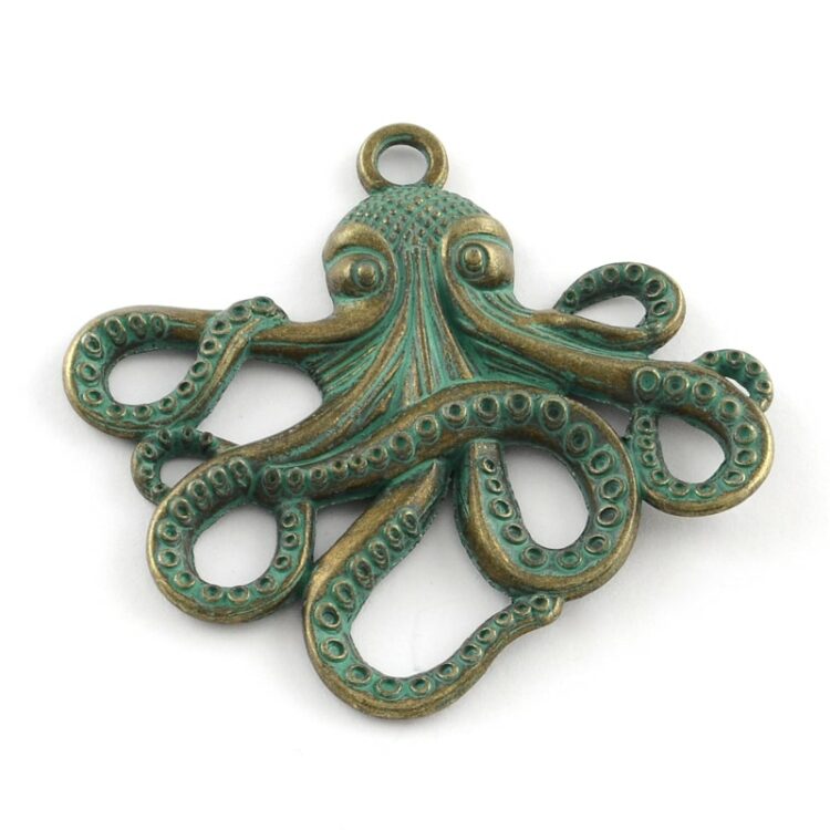 octopus patinated