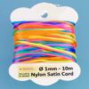 Nylon Satin Cord Ø 1 mm 10m (€ 0.22 / m) - colorful