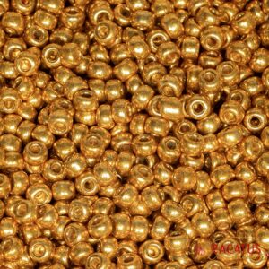 Miyuki Rocailles 6-4203 duracoat galvanized yellow gold 9,9g
