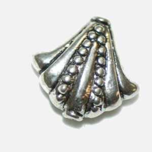 Ornamento distanziatore perline in metallo 17×16 mm, 3 pezzi