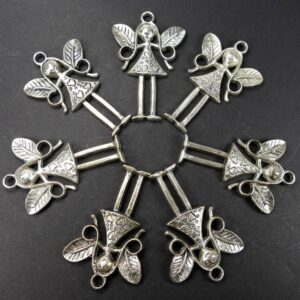 Metal pendant angel heart size selection