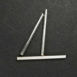 Tubes straight silver-plated 30×2 mm, 5 pieces