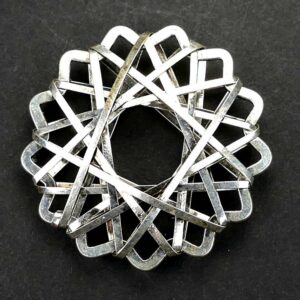 Metal bead wire flower 40 mm