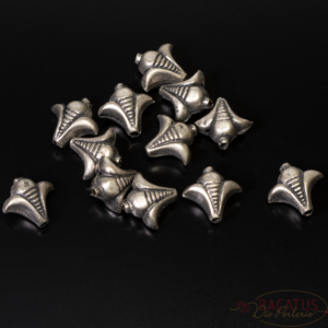 Metal bead ornament 19 mm, 5 pieces