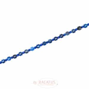 Kyanite Fancy faceted shades of blue approx. 5x6mm, 1 strand