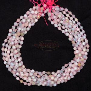 Morganite Fancy faceted pink-multicolored size selection, 1 strand