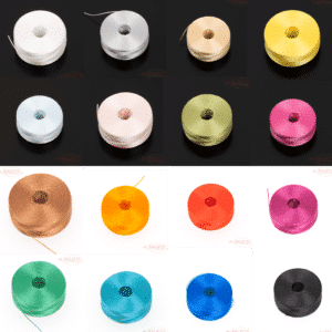 Nymo yarn color selection Ø 0.20mm L 52m (€ 0.03 / m)