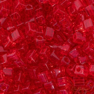 Miyuki Cube SB-141 transparent ruby 5g