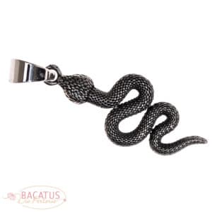 Stainless steel pendant snake 60×20 mm