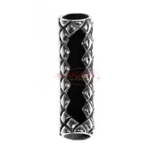Bracelet large hole bead snake pattern stainless steel 48×14 mm