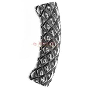 Bracelet perle gros trou motif serpent acier inoxydable 48×14 mm
