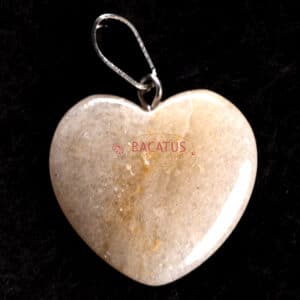 Pendentif coeur sélection de pierres précieuses d’environ 19 mm